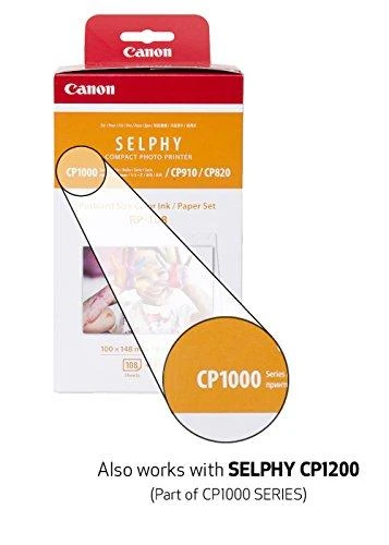 Canon spalvoto rašalo/popieriaus rinkinys SELPHY CP1300 Spausdintuvas | RP-108