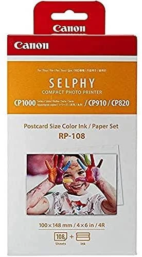 Canon spalvoto rašalo/popieriaus rinkinys SELPHY CP1300 Spausdintuvas | RP-108