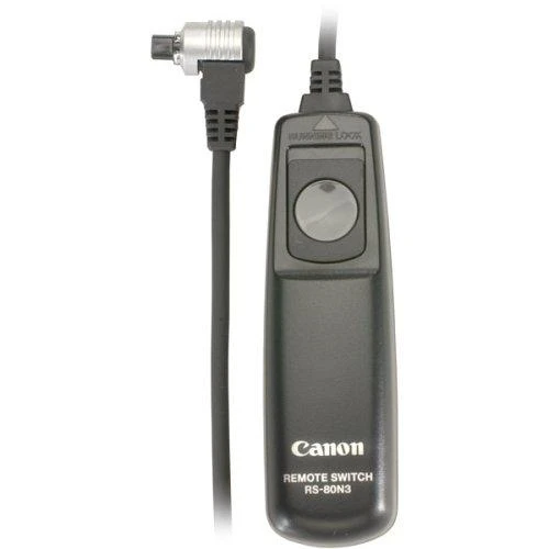 Canon RS-80N3 nuotolinio valdymo pultelis Vielinis Skaitmeninis fotoaparatas Spaudžiamieji mygtukai