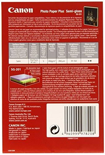 Canon Photo Paper Plus SG-201 fotopopierius