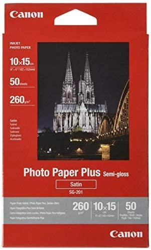 CANON SG-201 fotopopierius 4x6 50 puslapių pusiau blizgus