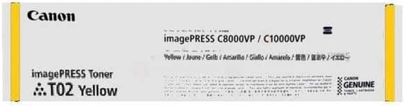 Canon kasetė T02, geltona