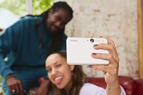 Canon Zoemini S2 mažų nuotraukų spausdintuvas ir fotoaparatas, Perlo baltumo