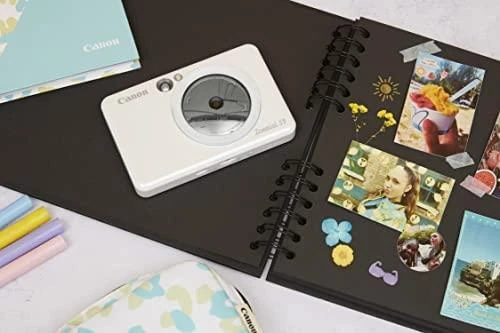 Canon Zoemini S2 mažų nuotraukų spausdintuvas ir fotoaparatas, Perlo baltumo