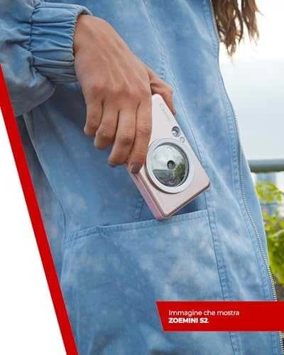 Canon Zoemini S2 mažų nuotraukų spausdintuvas ir fotoaparatas, Rausvo aukso