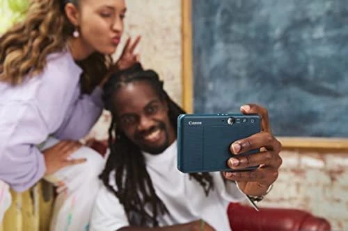 Canon Zoemini S2 mažų nuotraukų spausdintuvas ir fotoaparatas, Tamsiai žalsvai mėlynas