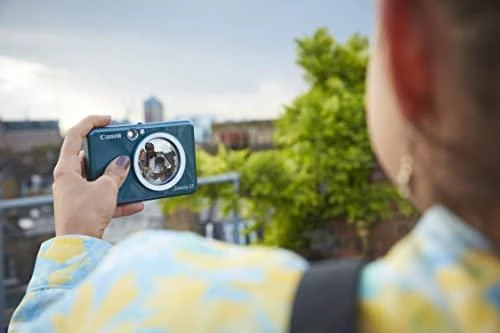 Canon Zoemini S2 mažų nuotraukų spausdintuvas ir fotoaparatas, Tamsiai žalsvai mėlynas