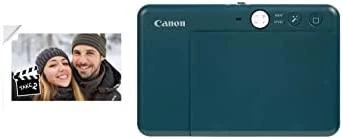 Canon Zoemini S2 mažų nuotraukų spausdintuvas ir fotoaparatas, Tamsiai žalsvai mėlynas