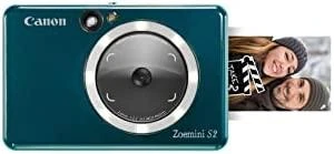 Canon Zoemini S2 mažų nuotraukų spausdintuvas ir fotoaparatas, Tamsiai žalsvai mėlynas