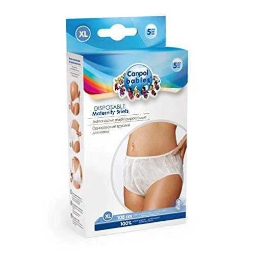 CANPOL BABIES kelnaitės vienkartinės po gimdymo XL dydis 9/600