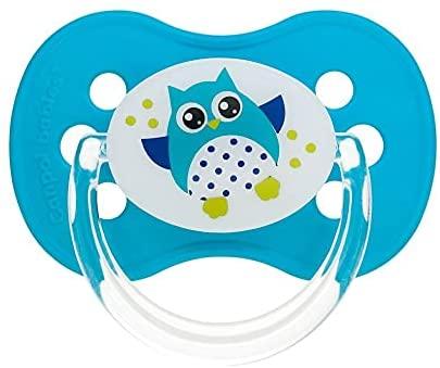 CANPOL BABIES silikoninis simetrinis čiulptukas OWL, 6-18 mėn., 22/569