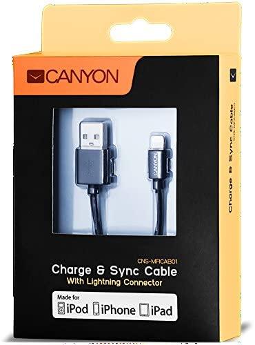 Apple CANYON kabelis MFI-1 Lightning 12W 1m Juodas
