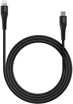 CANYON kabelis MFI-4 Type-C iki Lightning 1.2m Juodas