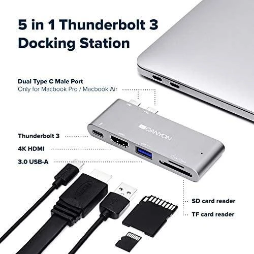 Canyon Thunderbolt 3 docking station 5-in-1 DS-5