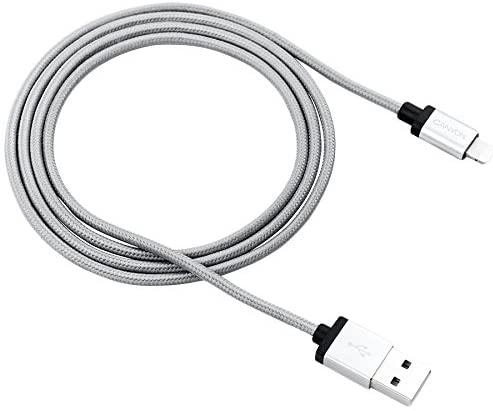 Apple CANYON kabelis MFI-3 Lightning 12W 1m Pilkas