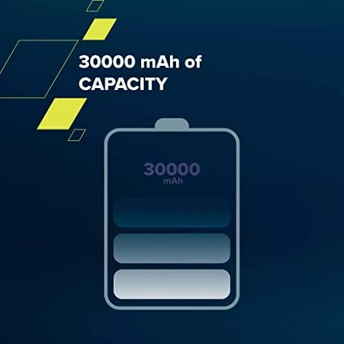 CANYON maitinimo blokas PB-301 LED 30000 mAh PD 20W QC 3.0 baltas