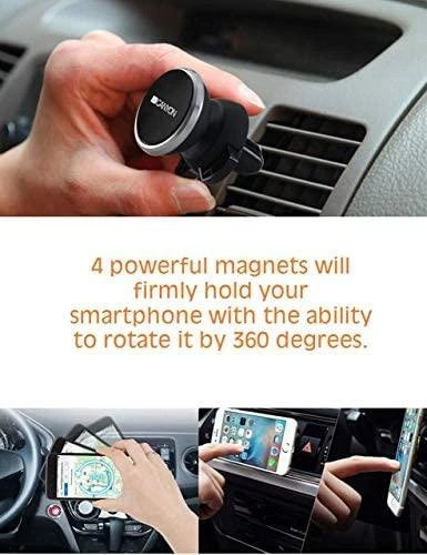 CANYON automobilio laikiklis CH-4 Vent Magnetic Juodas