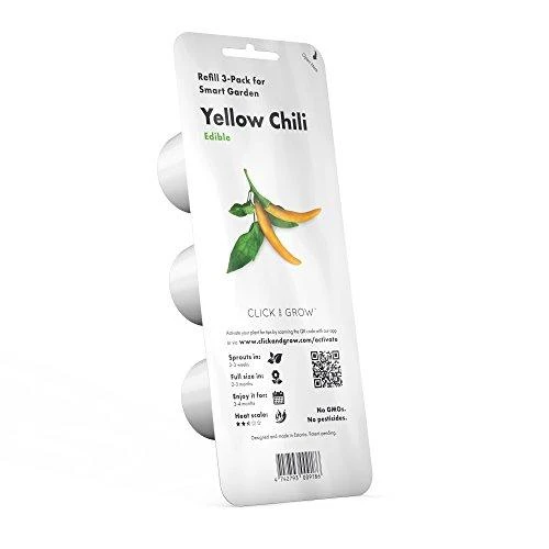 Click & Grow sėklos išmaniajam vazonui - Čili pipirai, 3vnt.