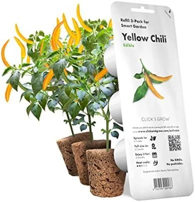 Click & Grow sėklos išmaniajam vazonui - Čili pipirai, 3vnt.