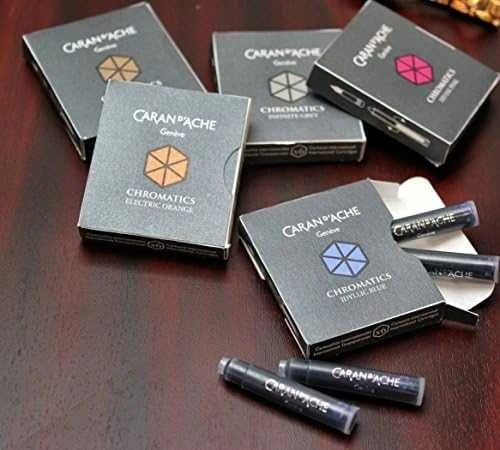 Caran d`Arche Naboje Chromatics oranžinė 6 vnt