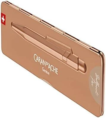 Caran d`Arche Długopis CARAN D'ACHE 849 Brut Rose, M, dėžutėje, rožinė złoto