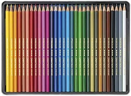 Caran d`Arche CARAN D'ACHE Swisscolor pieštukai, metalinė dėžutė, 30 vnt.