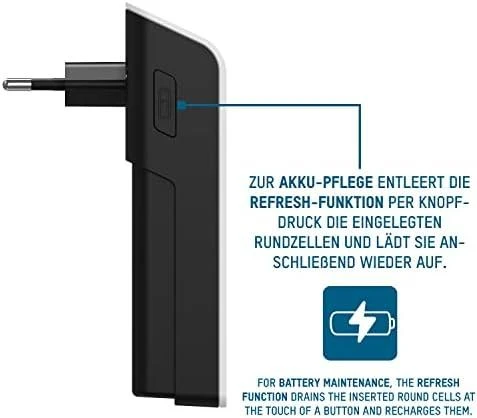 Ansmann Comfort Plus įkroviklis su įsk. 4xAA2100 Akku 1001-0094-01