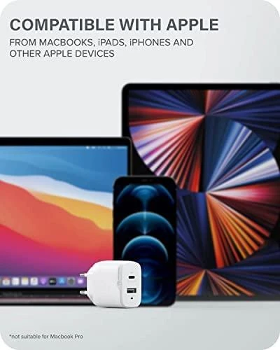 Įkroviklis Alogic Alogic Įkrovimo adapteris USB-C 2x32W baltas