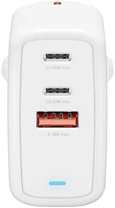 4Smarts įkroviklis GaN Flex 65W 2 USB-C+1 USB-A baltas