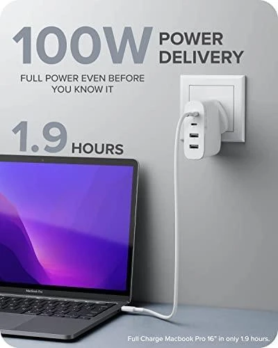 Brūkšnys Alogic WCG4X100 2x USB-A 2x USB-C 5 A (WCG4X100- ES)