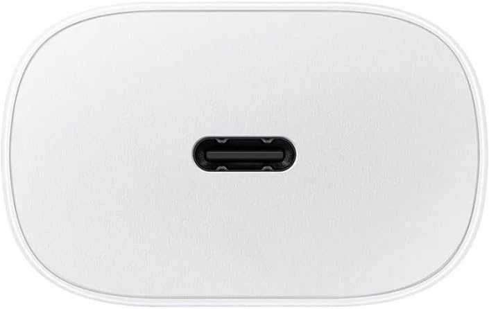 Įkroviklis Samsung EP-TA800NW 25W + Type-C kabelis 25W baltas