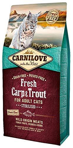 Carni Love Fresh su karpiu ir upėtakiu Sterilised for Adult 0,4kg