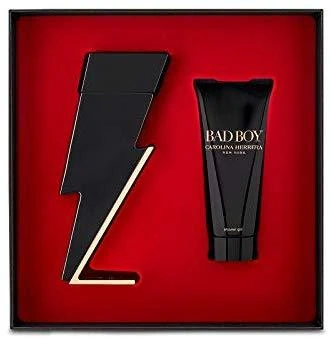 Carolina Herrera Bad Boy rinkinys vyrams (EDT, 100 ml + dušo želė, 100 ml)