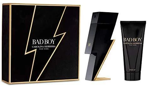Carolina Herrera Bad Boy rinkinys vyrams (EDT, 100 ml + dušo želė, 100 ml)