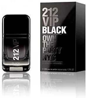 Kvepalai vyrams Carolina Herrera 212 VIP Black EDP, 50 ml