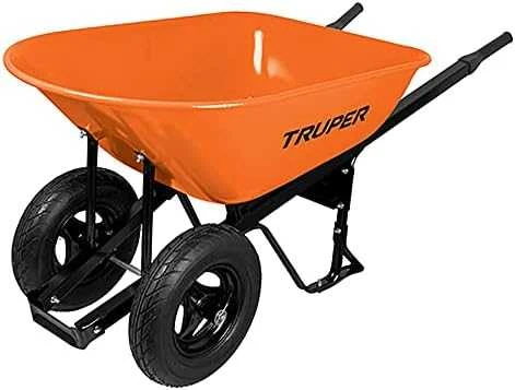 Truper 118L dviejų ratų sodo karutis su metaline talpa
