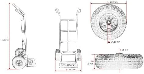 Neo Tools Vežimėlis Transportavimo vežimėlis, frezavimo staklės, keliamoji galia 200 kg