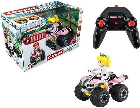 Carrera Radijo bangomis valdoma transporto priemonė Quad Mario Princess Peach