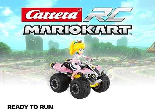 Carrera Radijo bangomis valdoma transporto priemonė Quad Mario Princess Peach