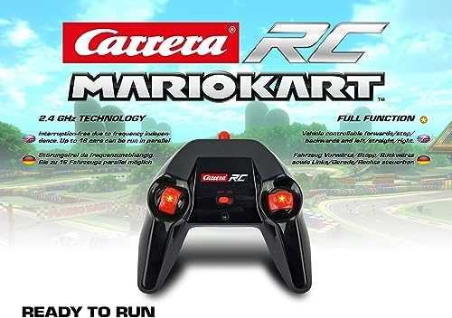 Carrera Radijo bangomis valdoma transporto priemonė Quad Mario Princess Peach