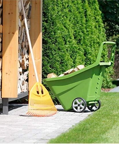 Prosperplast Plastikinis sodo vežimėlis Load&Go III, žalios spalvos