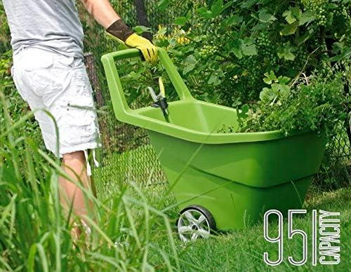 Prosperplast Plastikinis sodo vežimėlis Load&Go III, žalios spalvos