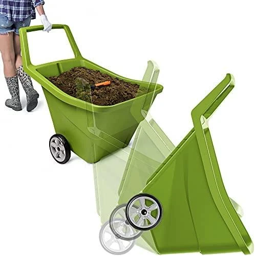 Prosperplast Plastikinis sodo vežimėlis Load&Go III, žalios spalvos