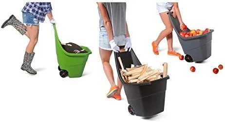 Prosperplast Plastikinis sodo vežimėlis Load&Go III, žalios spalvos