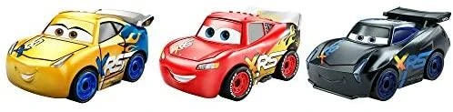 Mattel CARS 3 automodelių rinkinys Mini Lenktynininkai, 3vnt., GKG01