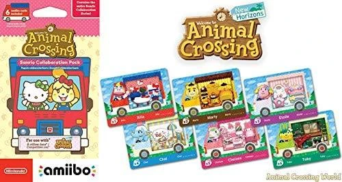 Animal Crossing: naujas lapas + Sanrio amiibo kortelių paketas