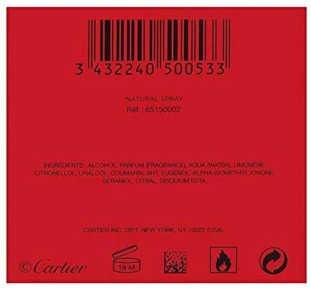 Cartier Pasha de Cartier Édition Noire EDT tualetinis vanduo vyrams, 150 ml