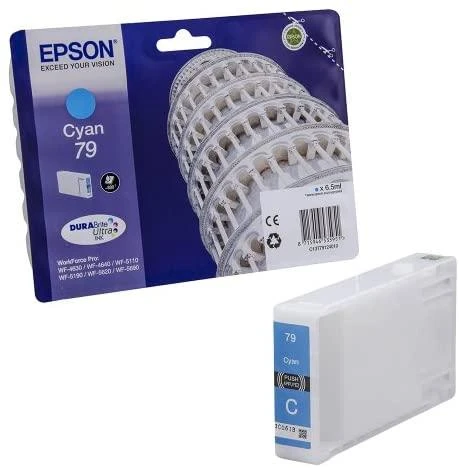Epson T7912 rašalo kasetė, žalsvai mėlyna