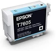 Epson T7605 | Rašalo kasetė | Šviesiai žalsvai mėlyna