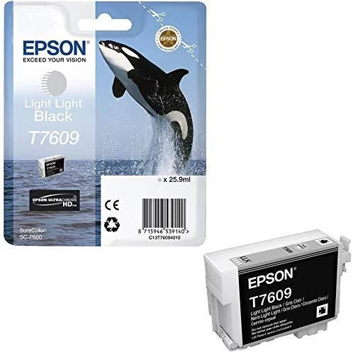 Epson T7609 | Rašalo kasetė | Šviesus Šviesus Juodas
